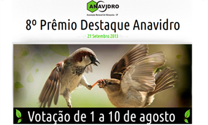 Capa: Premio Destaque Anavidro 2013