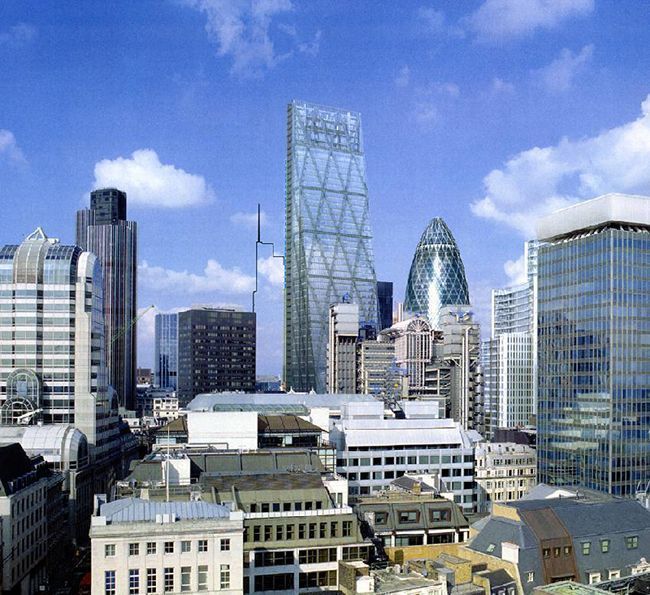 Capa: Londres ganha arranha-céu com fachada de vidro