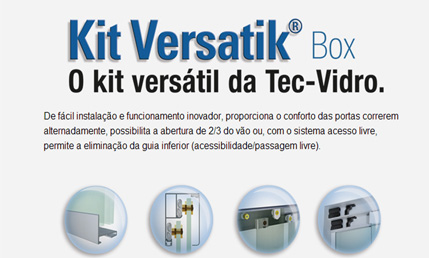 Capa: Kit Versatik Box da Tec-Vidro