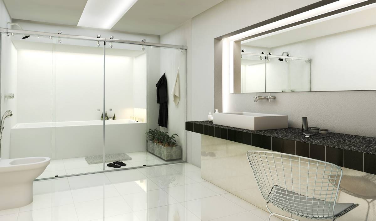 Capa: Box Elegance Due é ideal para banheiros e salas de banho com bastante espaço