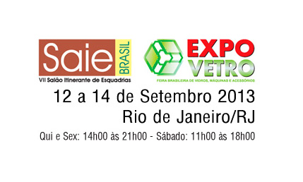 Capa: Rio de Janeiro receberá a Expo Vetro 2013