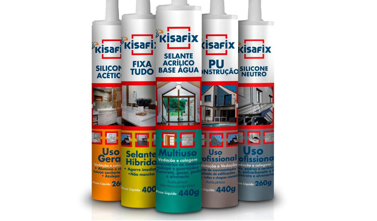 Capa: Kisafix apresenta seu mix de soluções e lança de linha de selantes e silicones