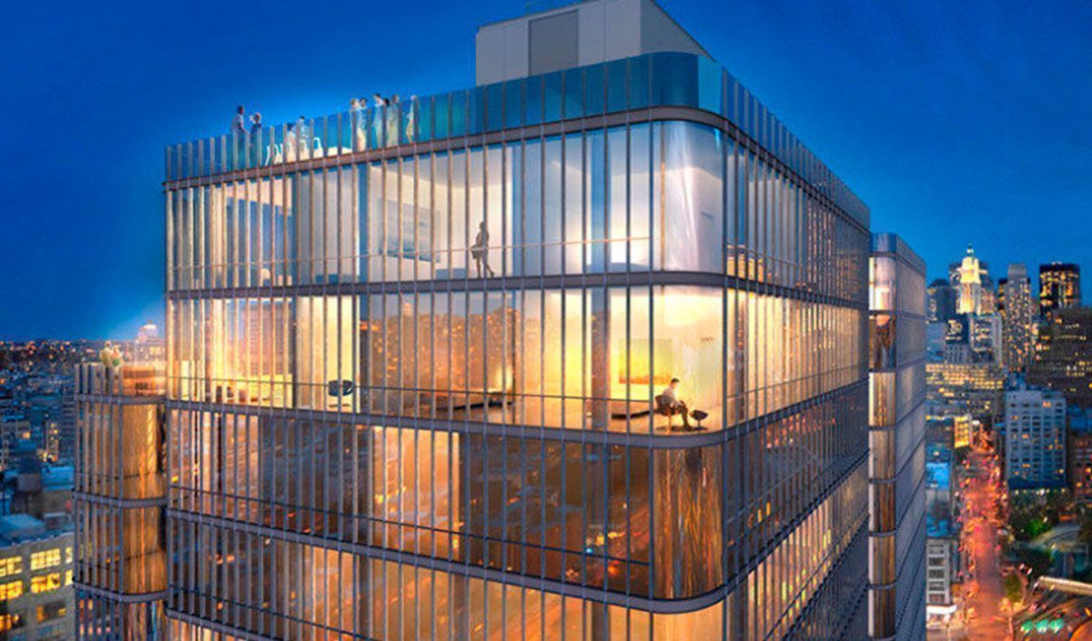 Capa: Torre de luxo em Nova York terá fachada de vidro com cantos arredondados
